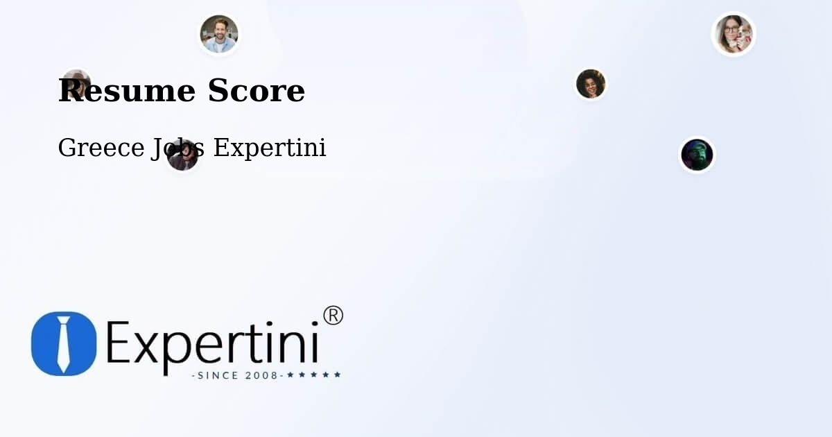 Resume Score & Job Description Match Tool – Kiáto - Greece Jobs Expertini